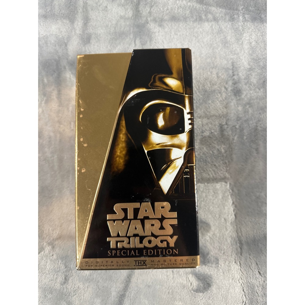 Star Wars Trilogy Special Edition VHS Gold Box Set THX Digitally Mastered Tapes